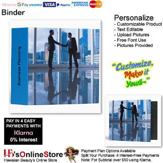 Classeur 3 BUSINESS  PLANNING Men Shaking Hands Projects