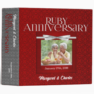 Classeur 40ème anniversaire de Ruby album photo