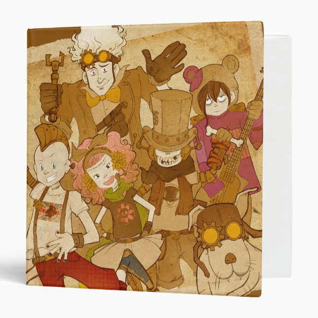 Classeur 4 petits monstres - basculons la Chambre (Devant/Intérieur)