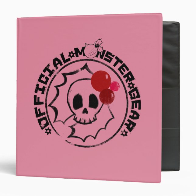Classeur 4 petits monstres - logo de vacances de Nessa (Devant/Intérieur)