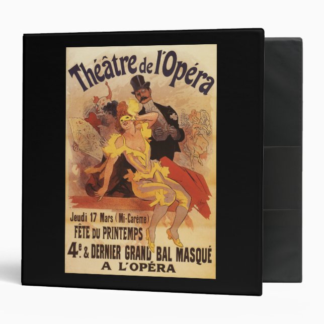 Classeur 4e boule masquée au Théâtre de l'Opéra (Devant/intérieur)