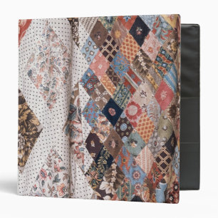 Classeur 53 : Détail d'un édredon de patchwork fait par M
