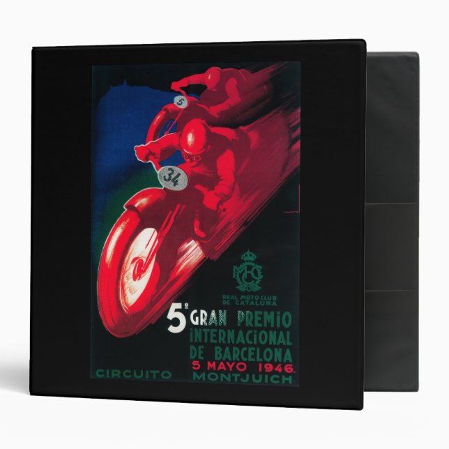 Classeur 5 Gran Premio Poster de moto Internat'l (Devant/intérieur)
