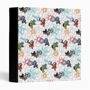 Classeur 8Bit Avengers Attaquent