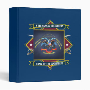 Classeur 8ème Infanterie volontaire du Kansas