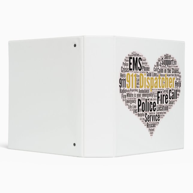 Classeur 911 Dispatcher Word Cloud (Arrière-plan)