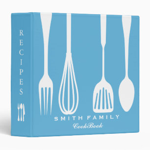Classeur à 3 anneaux pour livre de recettes de fam