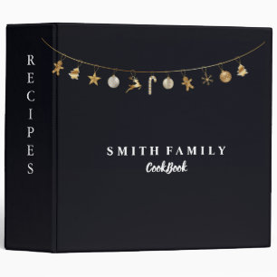 Classeur à 3 anneaux pour livre de recettes de fam