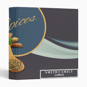 Classeur à 3 anneaux pour livre de recettes de fam