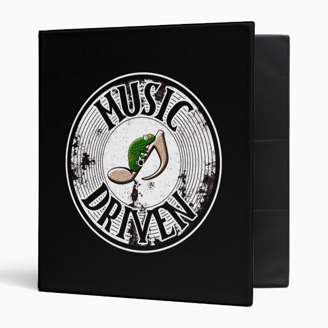 Classeur à 3 anneaux pour musique (Devant/intérieur)