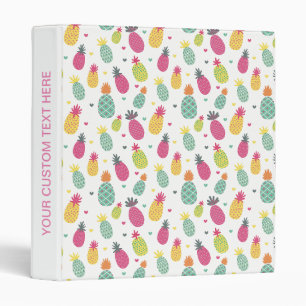 Classeur à ananas 3 anneaux personnalisé
