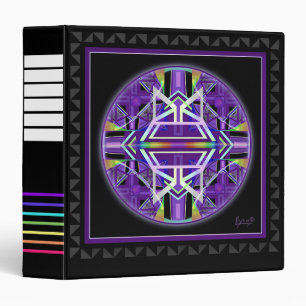 Classeur à anneau violet W3 3