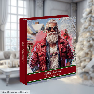 Classeur à anneaux Cool Santa Claus Album de souve