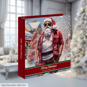 Classeur à anneaux Cool Santa Claus Planificateur