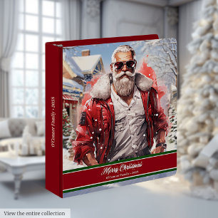 Classeur à anneaux Cool Santa Claus Traditionnel S
