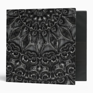 Classeur à anneaux de Charcoal Mandala 3