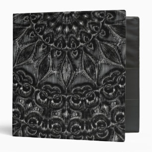 Classeur à anneaux de Charcoal Mandala 3