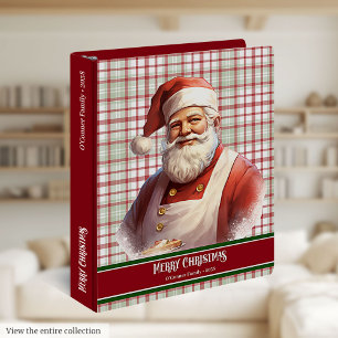 Classeur à anneaux de cuisson de Noël pour recette