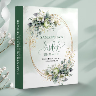 Classeur à anneaux de douche de mariage Boho Dusty