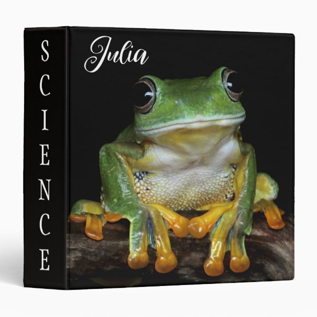 Classeur à anneaux de grenouille 3 (Devant/Côté)