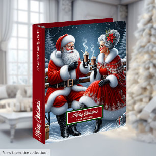 Classeur à anneaux de Noël charmant M. et Mme Clau