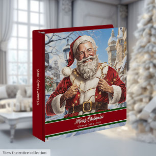Classeur à anneaux de Père Noël drôle Organiseur d