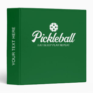Classeur à anneaux de pickleball pour entraîneur e