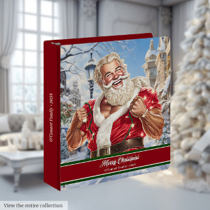 Classeur à anneaux du Père Noël athlétique Souveni