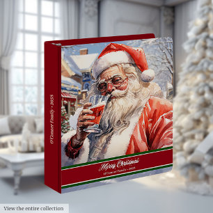 Classeur à anneaux Père Noël Souvenirs de Noël Org