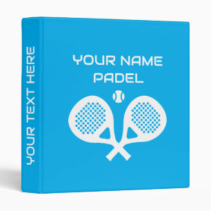 Classeur à anneaux personnalisé pour le padel tenn