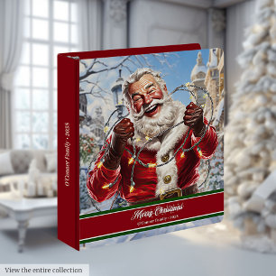 Classeur à anneaux Santa Bodybuilder Noël Classiqu