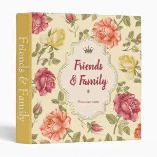 Classeur à anneaux vintage à usages multiples 3  R