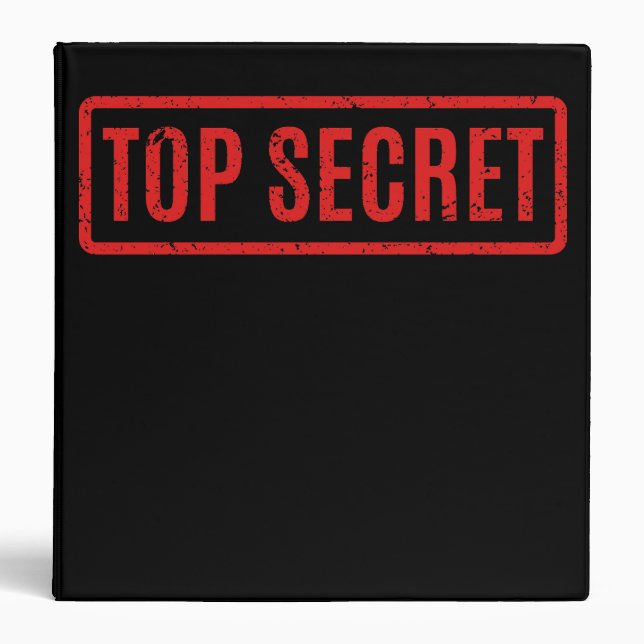 Classeur à ceinture noire Top Secret 3 (Devant)