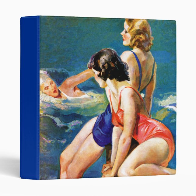 Classeur À la piscine (Devant/Côté)