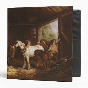 Classeur À l'intérieur d'une écurie