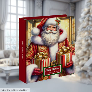 Classeur à monogramme de Santa Claus Tendance de N