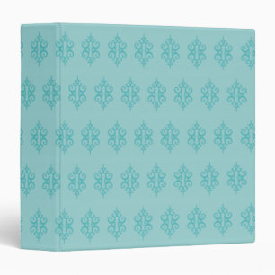 Classeur à motif aqua élégant