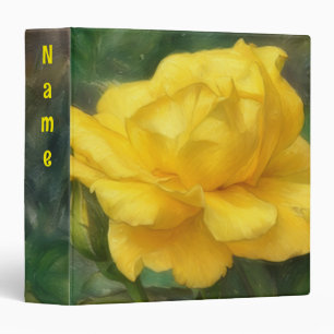 Classeur à reliure pour cahier de fleurs artistiqu