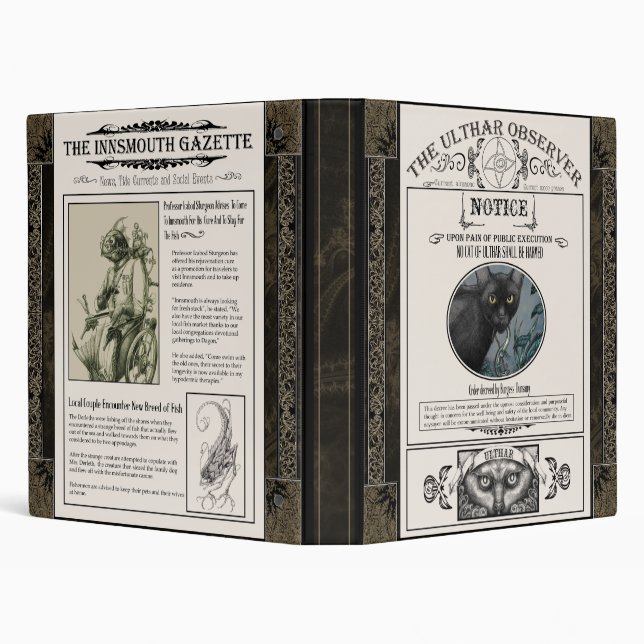 Classeur à thème Lovecraft (Arrière-plan)