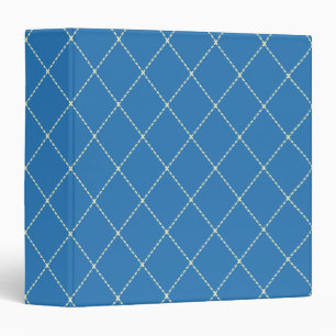 Classeur à treillis bleu