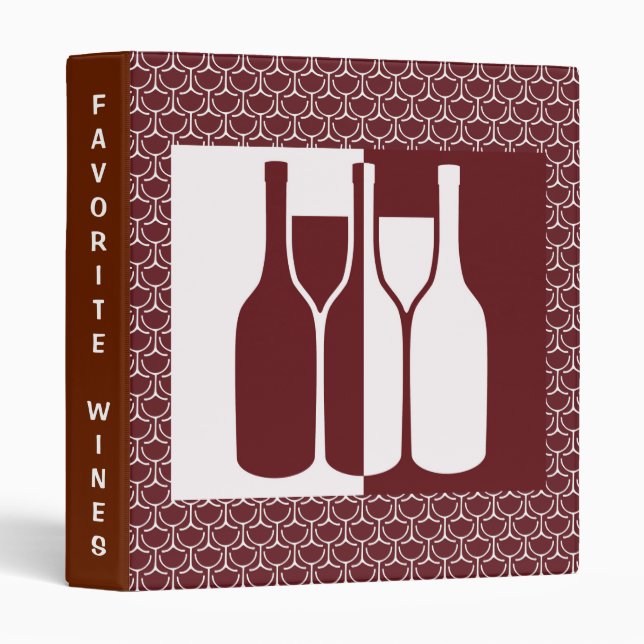 Classeur à vin (Devant/Côté)