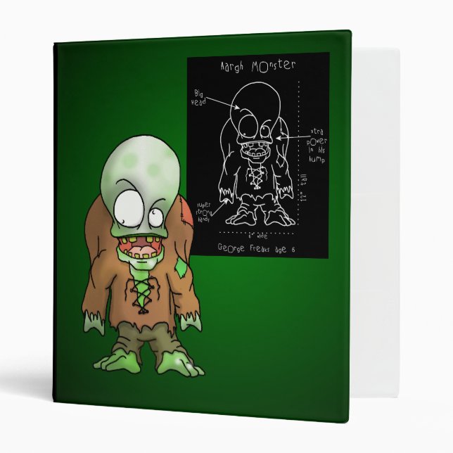 Classeur Aargh la création (Devant/intérieur)