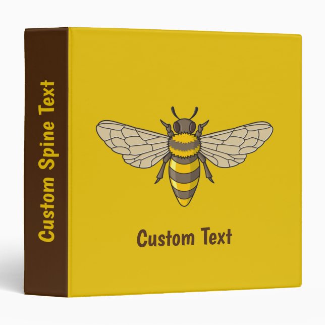 Classeur abeille (Devant/Côté)
