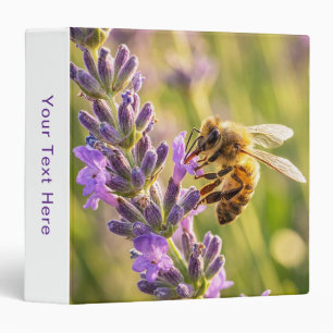 Classeur Abeille sur lavande