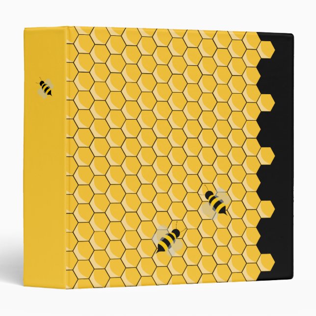 Classeur Abeilles et nid d'abeilles (Devant/Côté)