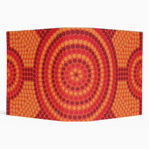 Classeur Aboriginal dot painting