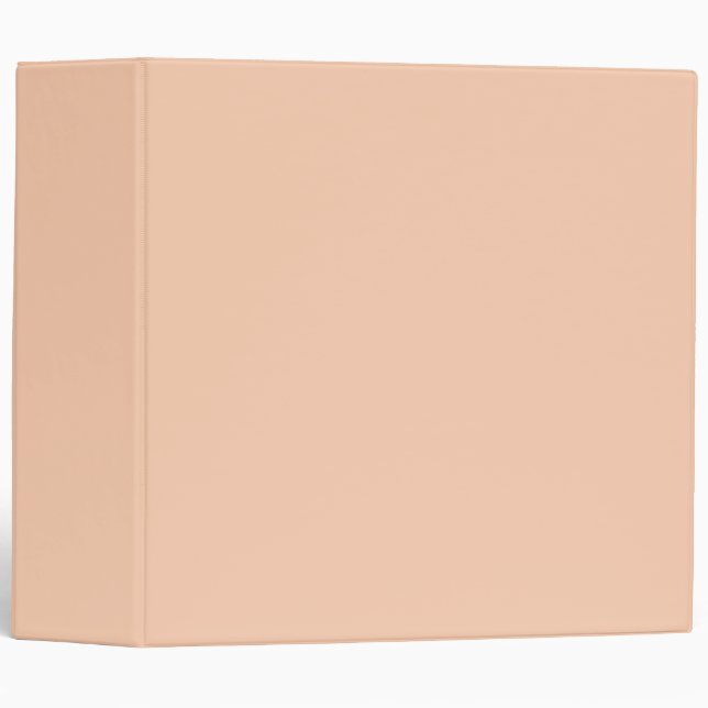 Classeur abricot couleur (Devant/Côté)