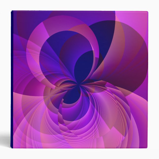 Classeur abstrait moderne de fractale (Devant)