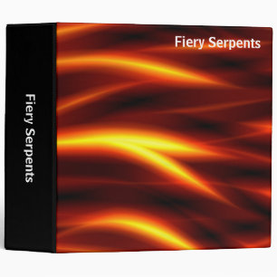 Classeur Abstrait - Serpents de feu (2,0 po)