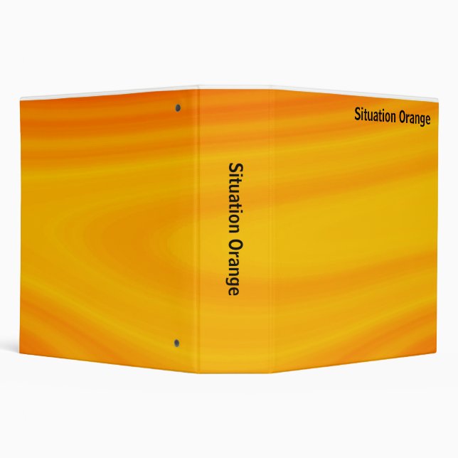 Classeur Abstrait - Situation orange (2,0 po) (Arrière-plan)